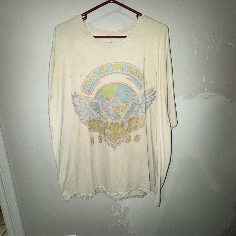 Distressed vintage tee